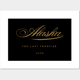 Alaska Calligraphic Lettering Posters and Art